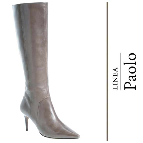 Gorgeous Linea Paolo Sleek Leather Boots - Picture 1 of 9